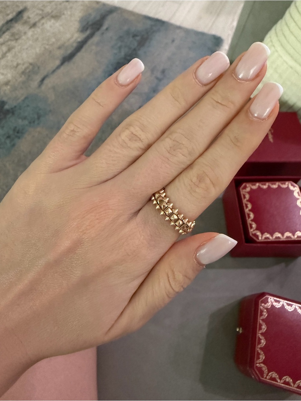 New Cartier Clash Rose Gold Ring. Size 49 - Picture 4 of 4